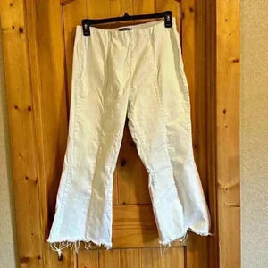 International Concepts Inc White Flare Pants